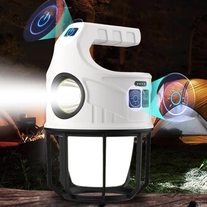 LINTERNA IMPERMEABLE FARO DELANTERO USB RECARGABLE RONDON - 6
