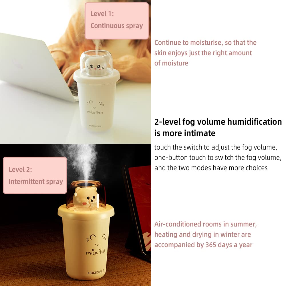 HUMIDIFICADOR ESCRITORIO HOGAR DIFUSOR AROMATICO USB RONDON - 5