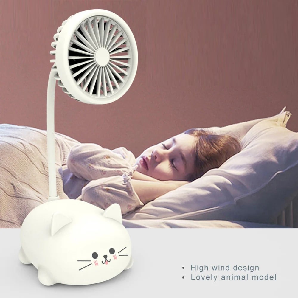 VENTILADOR DEPORTIVO PORTÁTIL HOGAR ENFRIADOR MANO RONDON - 2