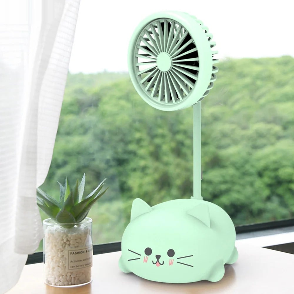 VENTILADOR DEPORTIVO PORTÁTIL HOGAR ENFRIADOR MANO RONDON - 4