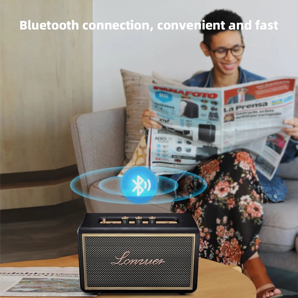 PARLANTE PORTATIL BLUETOOTH AMPLIFICADOR SONIDO AUDIO RONDON - 1