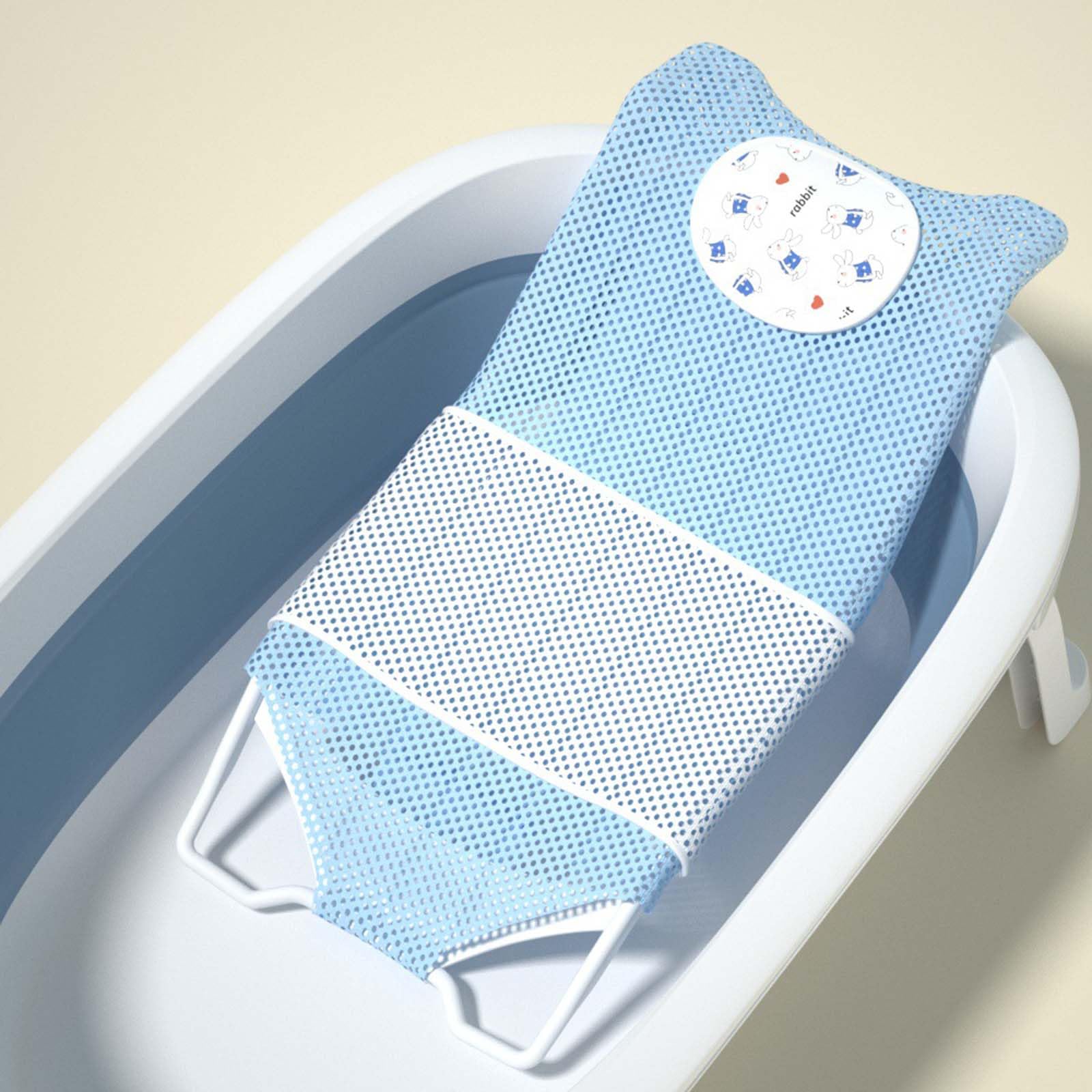 SOPORTE TINA BAÑO BAÑERA BEBÉ CÓMODA ANTIDESLIZANTE RONDON - 7