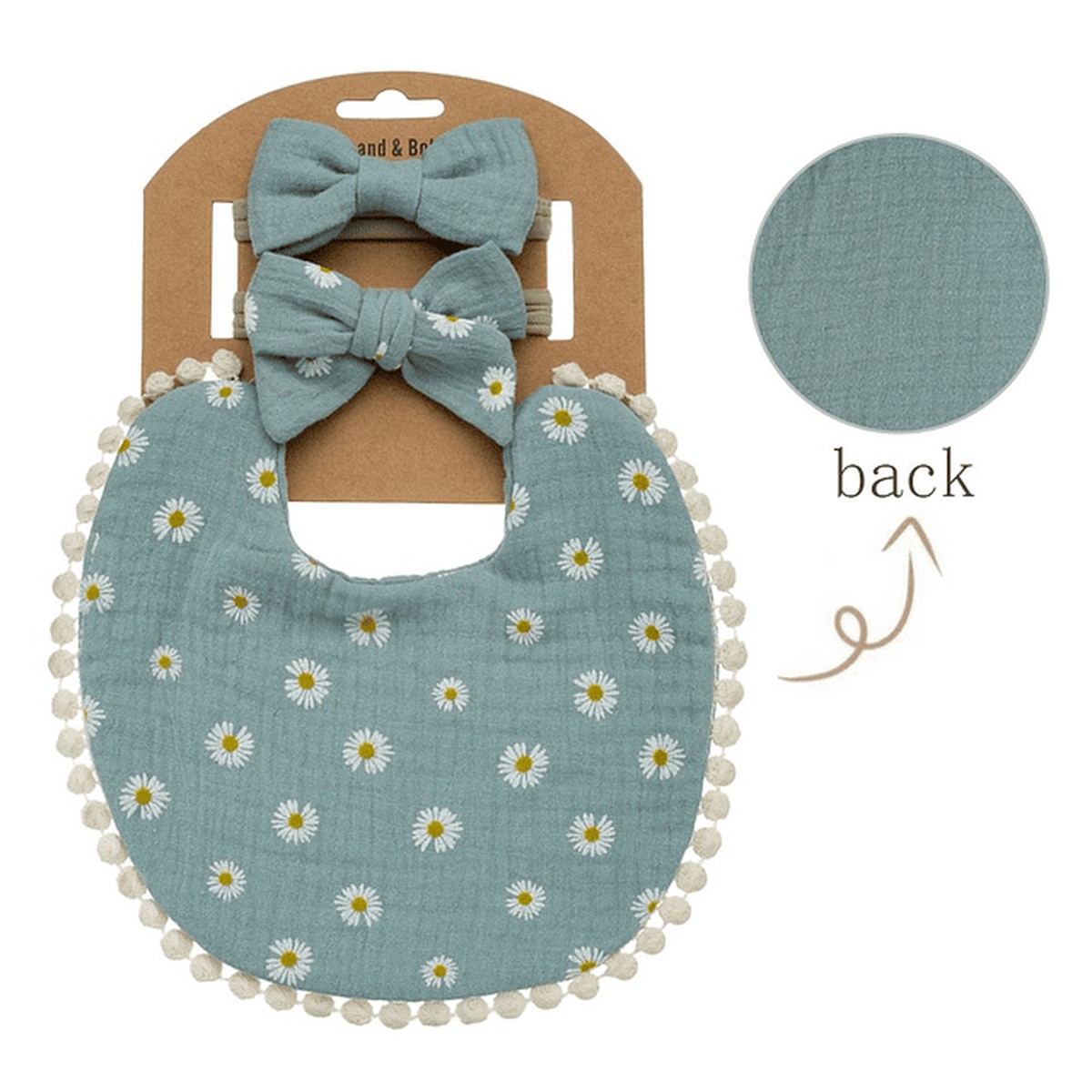 BABERO BEBE BANDANA VESTUARIO ELEGANCIA CALIDAD RONDON - 2