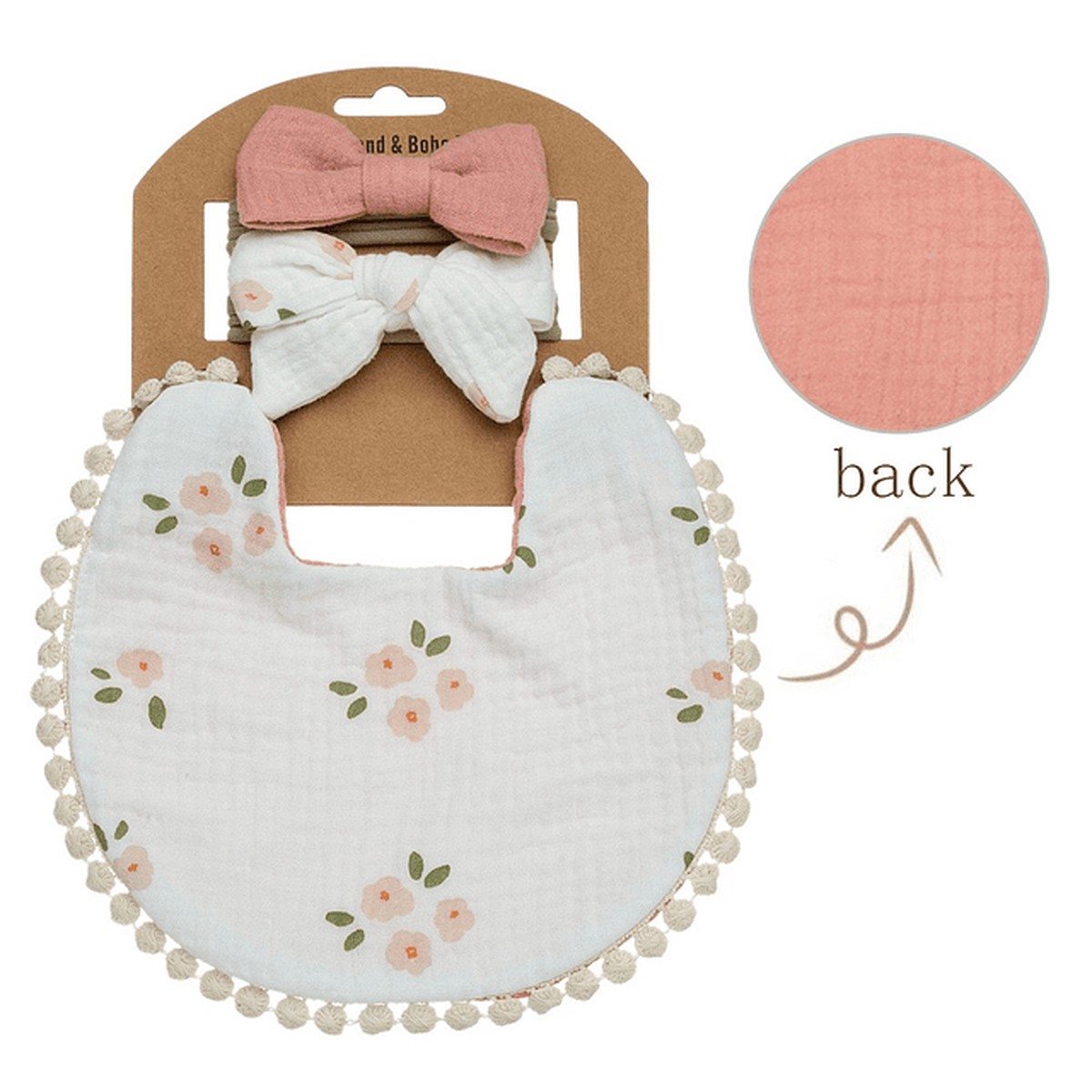 BABERO BEBE BANDANA VESTUARIO ELEGANCIA CALIDAD RONDON - 4