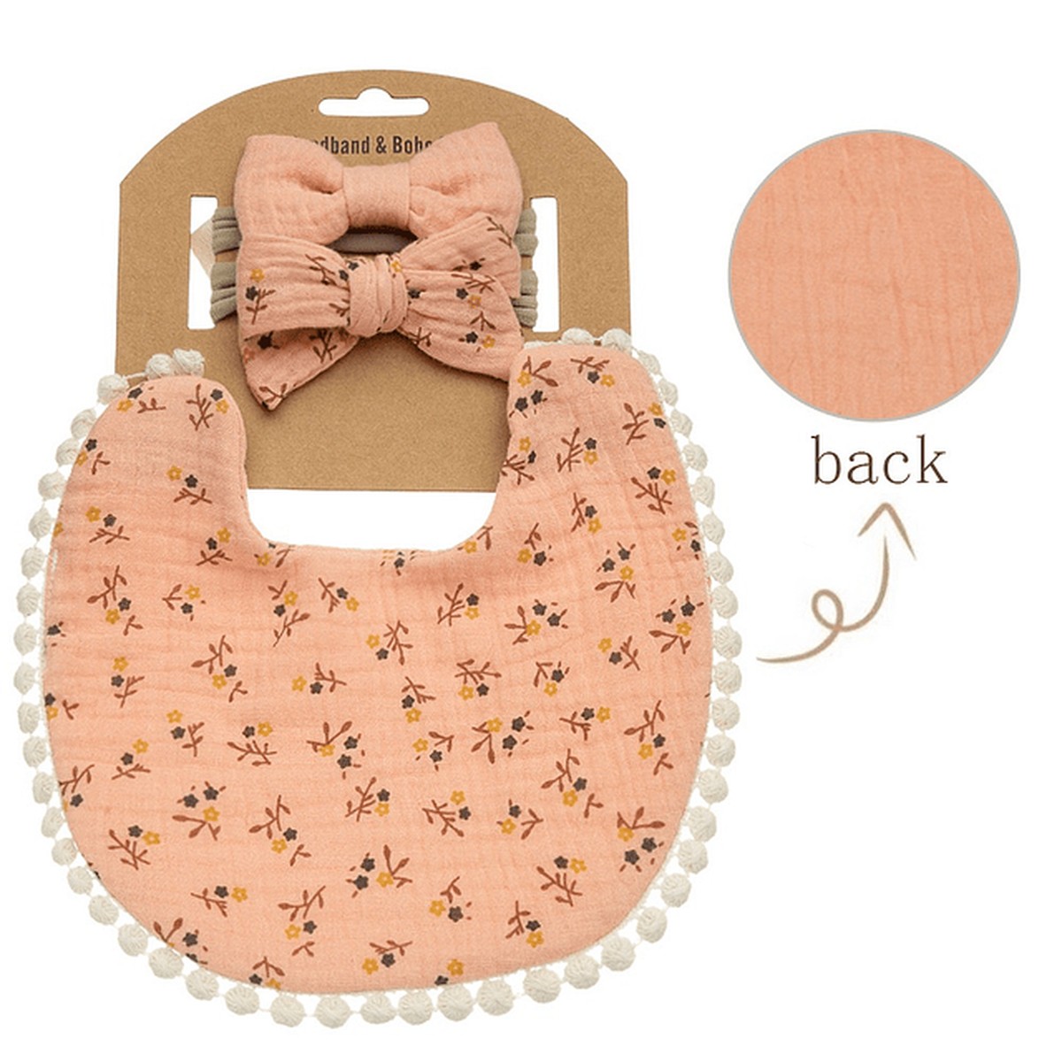 BABERO BEBE BANDANA VESTUARIO ELEGANCIA CALIDAD RONDON - 8