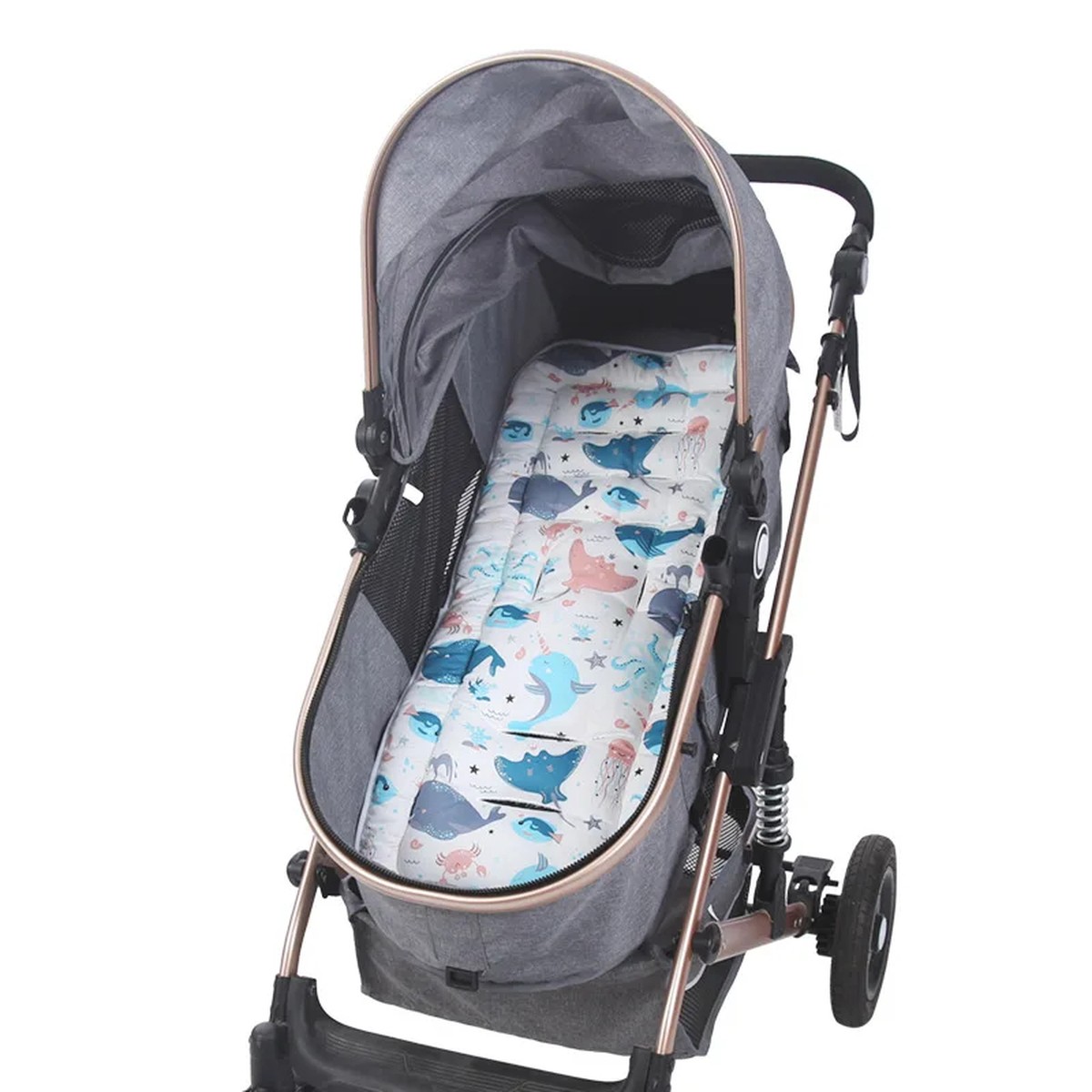 FUNDA COCHE BEBE CUBRE  COCHECITO TRANSPIRABLE RONDON - 7