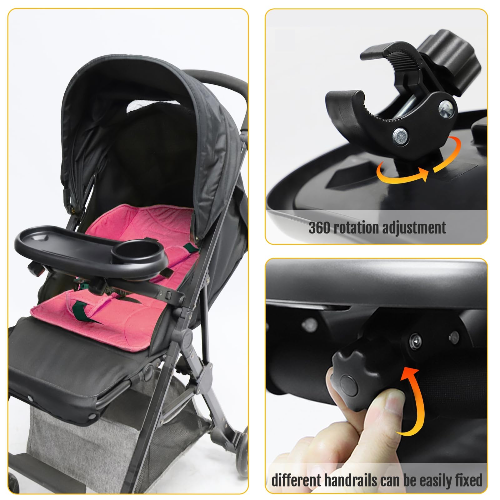 ACCESORIO COCHE BEBE BANDEJA COCHECITO CALIDAD RONDON - 7