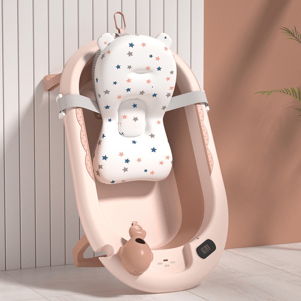 TINA BAÑO BAÑERA PLEGABLE BEBÉ SENSOR TEMPERATURA RONDON - 2
