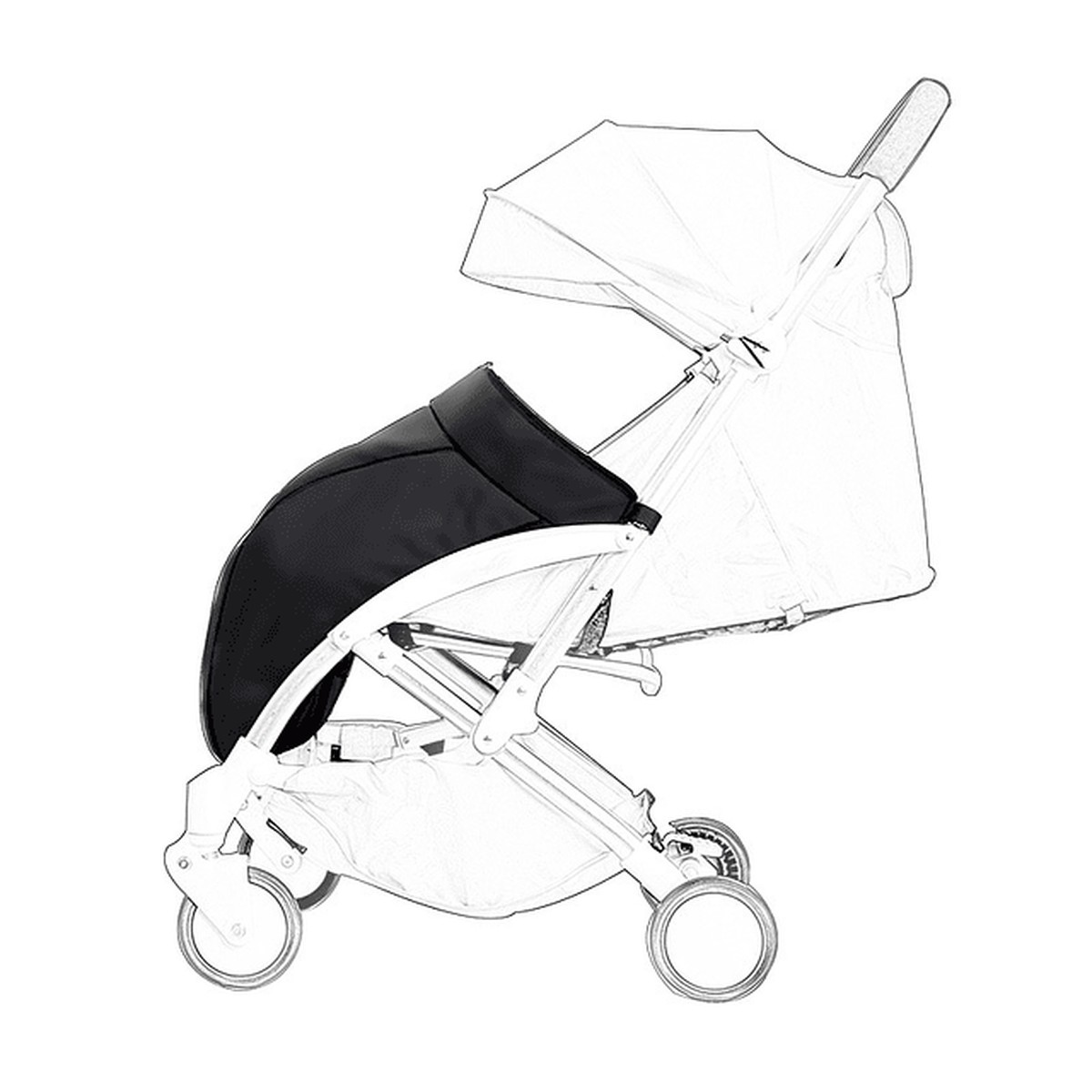 CUBRE COCHE FUNDA COCHE BEBE CALIDO GRUESO BEBE RONDON - 6