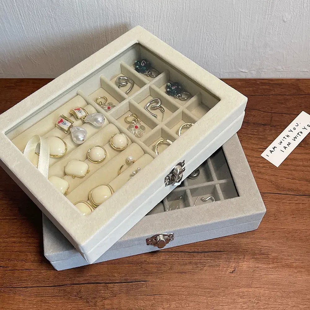 JOYERO CAJA EXHIBICIÓN ESTUCHE ORGANIZADOR JOYAS JER - 6