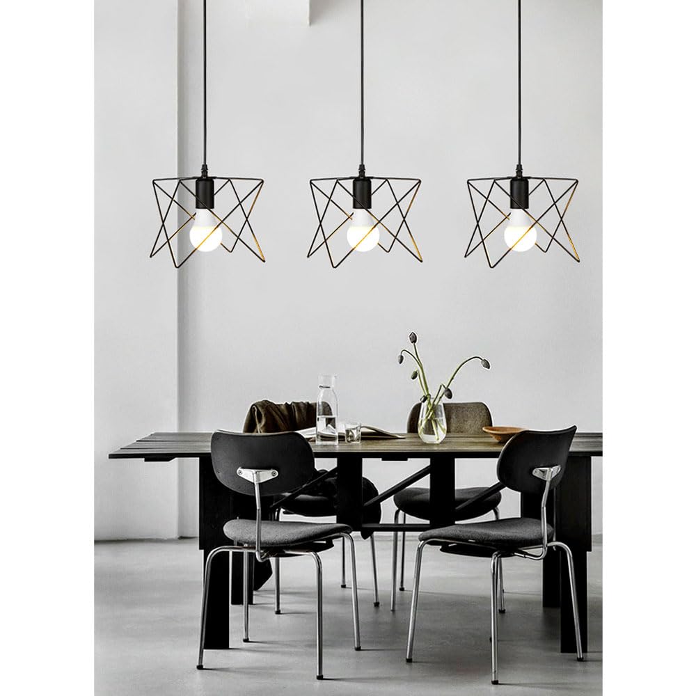 LAMPARA TECHO CANDELABRO JAULA INDUSTRIAL BARRA LUZ JER - 4