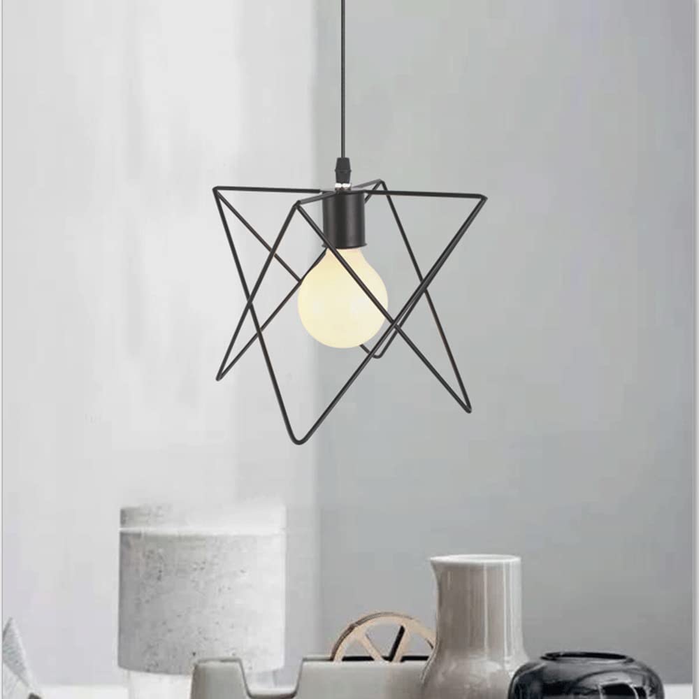 LAMPARA TECHO CANDELABRO JAULA INDUSTRIAL BARRA LUZ JER - 7
