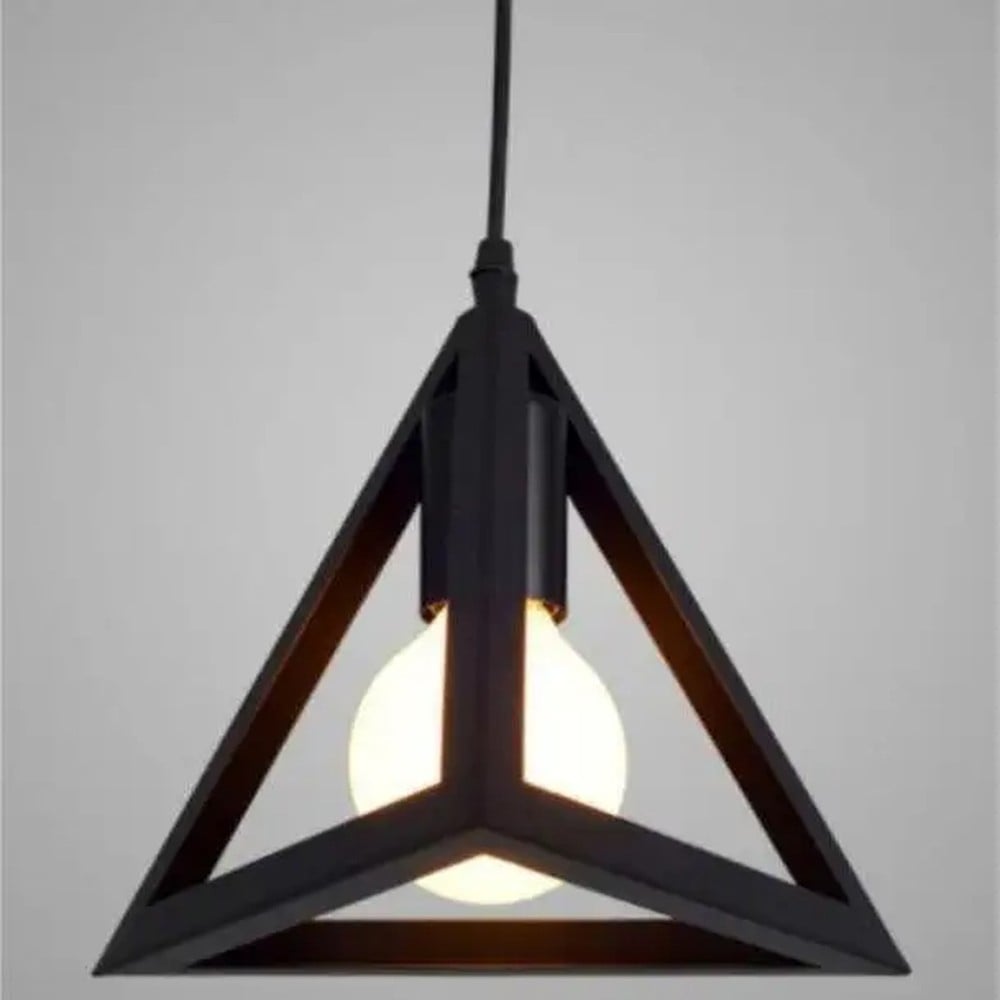 LÁMPARAS COLGANTES FORMA PIRÁMIDE LUZ TRIÁNGULO LUCES JER - 2
