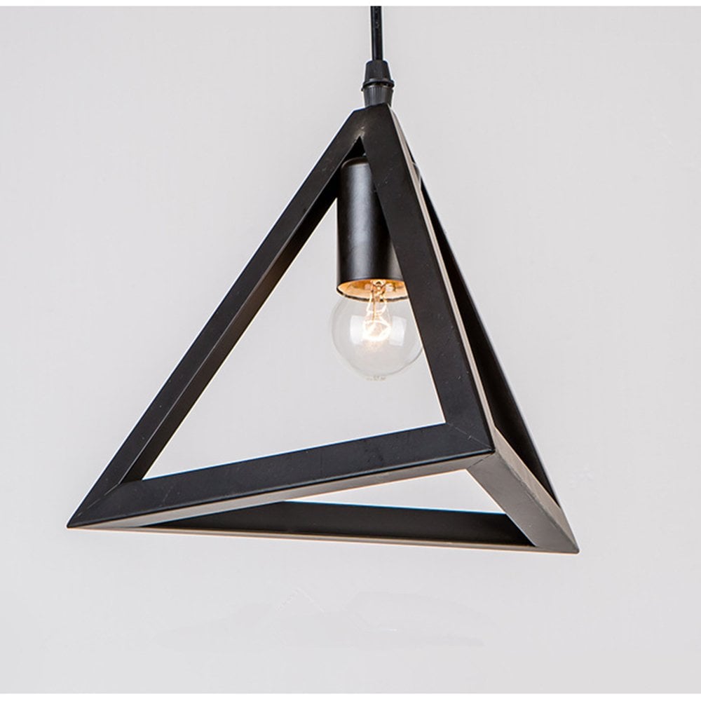 LÁMPARAS COLGANTES FORMA PIRÁMIDE LUZ TRIÁNGULO LUCES JER - 7