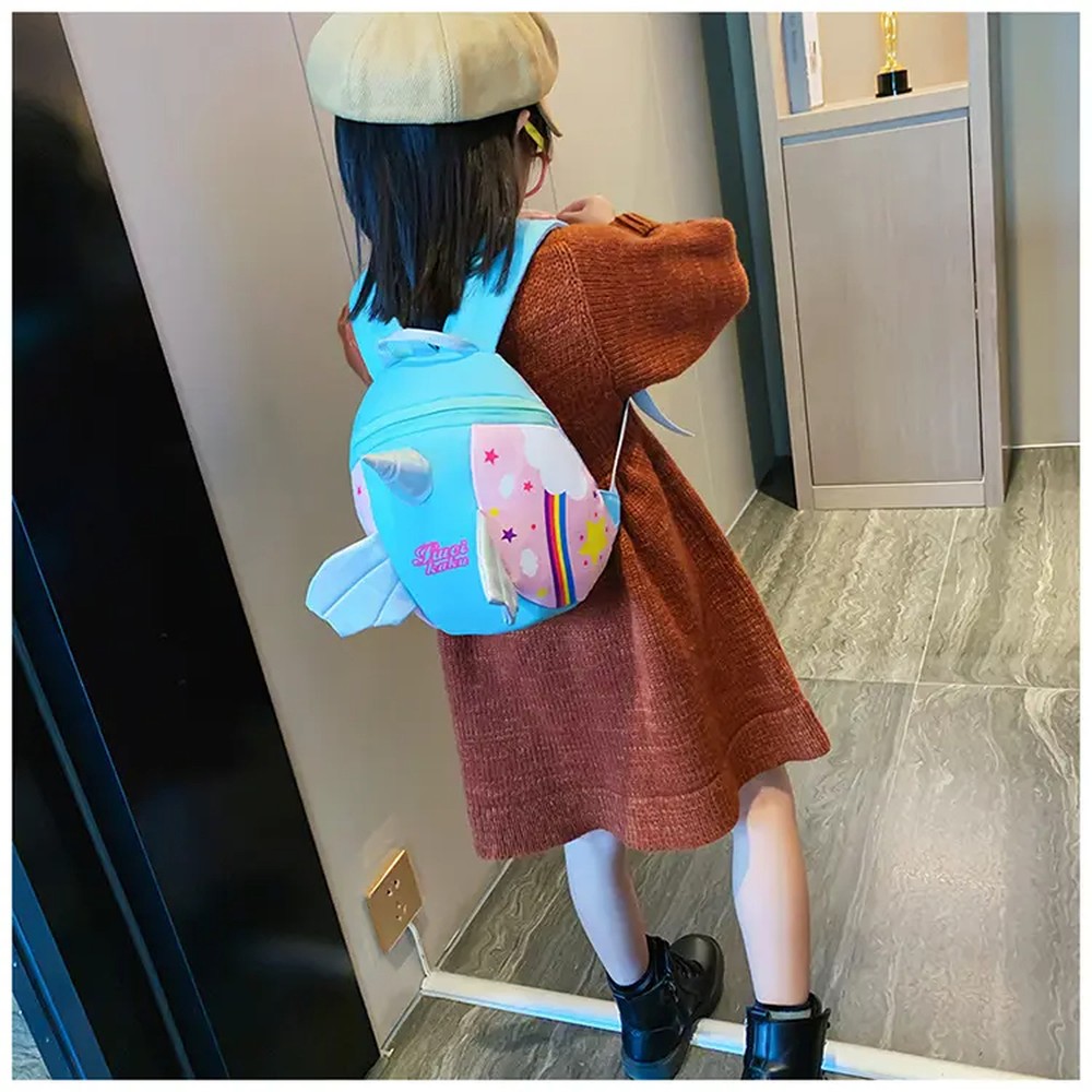 MOCHILA ESCOLAR JARDÍN INFANTES NIÑAS UNICORNIO ALMACEN JER - 1