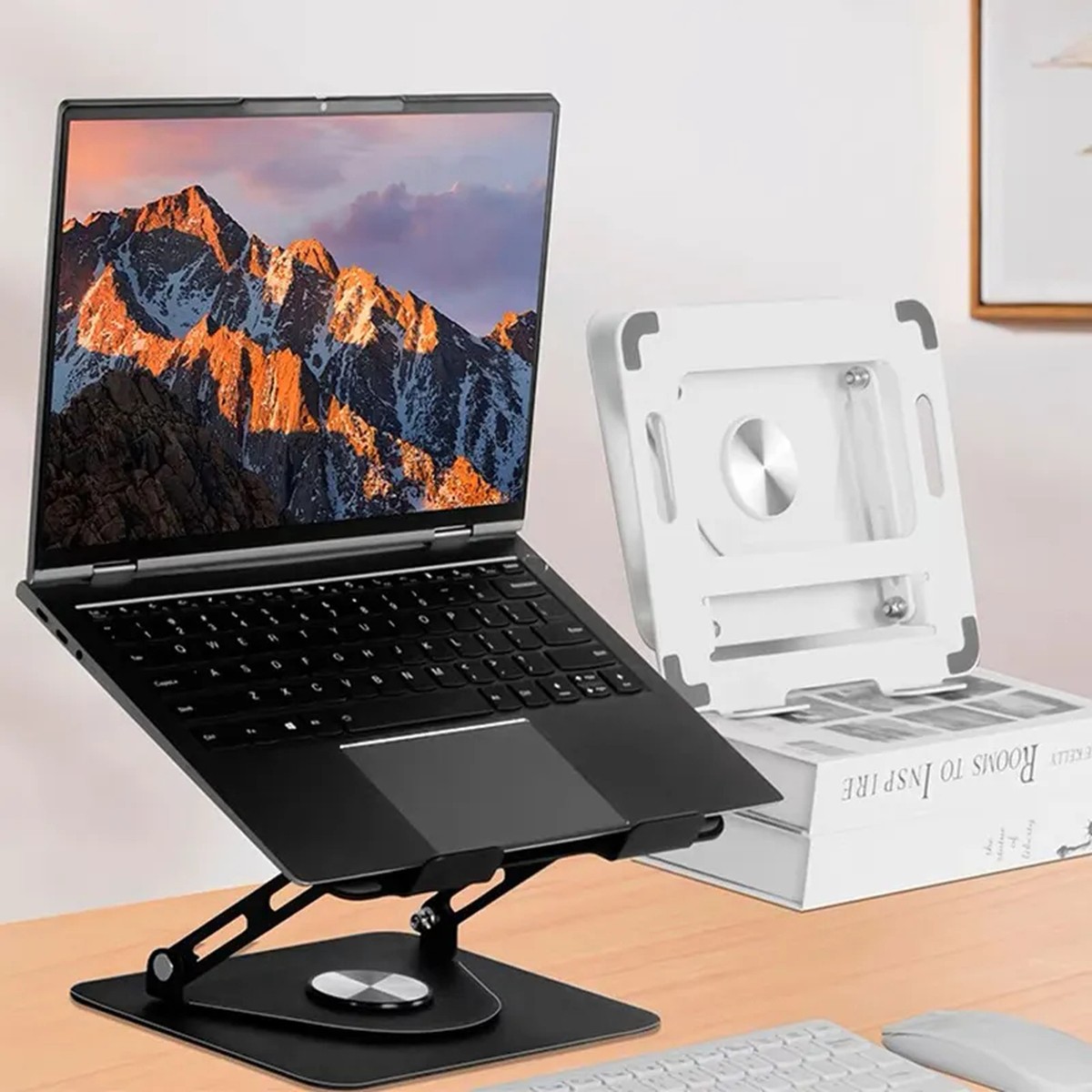 SOPORTE BASE NOTEBOOK AJUSTABLE GIRATORIO 360 LAPTOP  JER - 6