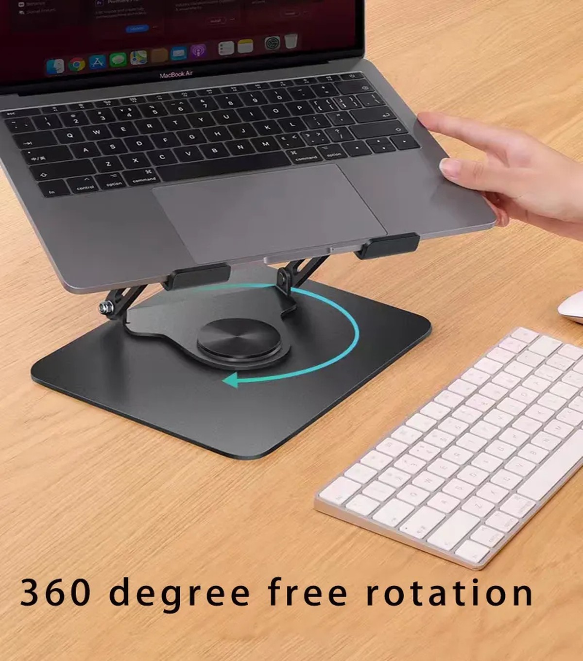 SOPORTE BASE NOTEBOOK AJUSTABLE GIRATORIO 360 LAPTOP  JER - 7