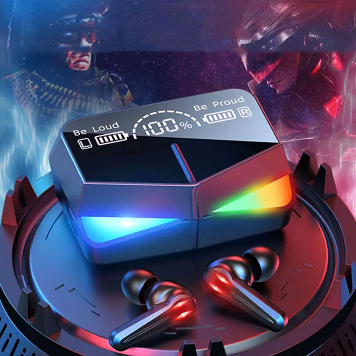 AUDIFONOS GAMMER INALAMBRICOS BLUETOOTH LAU - 7
