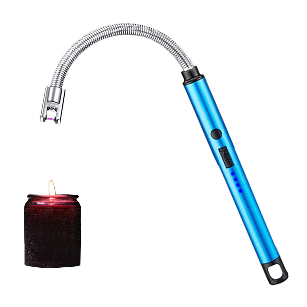 Set 2 Encendedor Portátil Usb Recargable Cocina Lau - 1