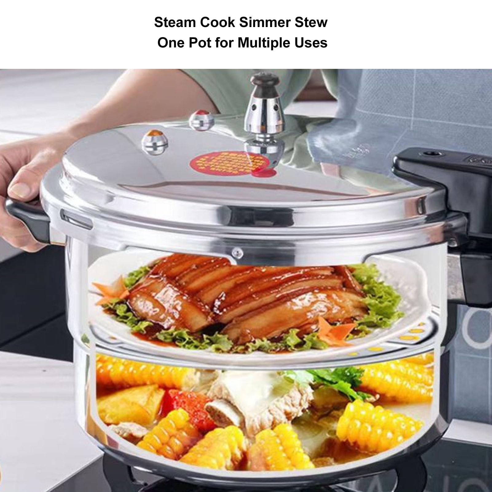 OLLA PRESIÓN COCINA CALOR RAPIDAMENTE INSTANTANEA JER - 9