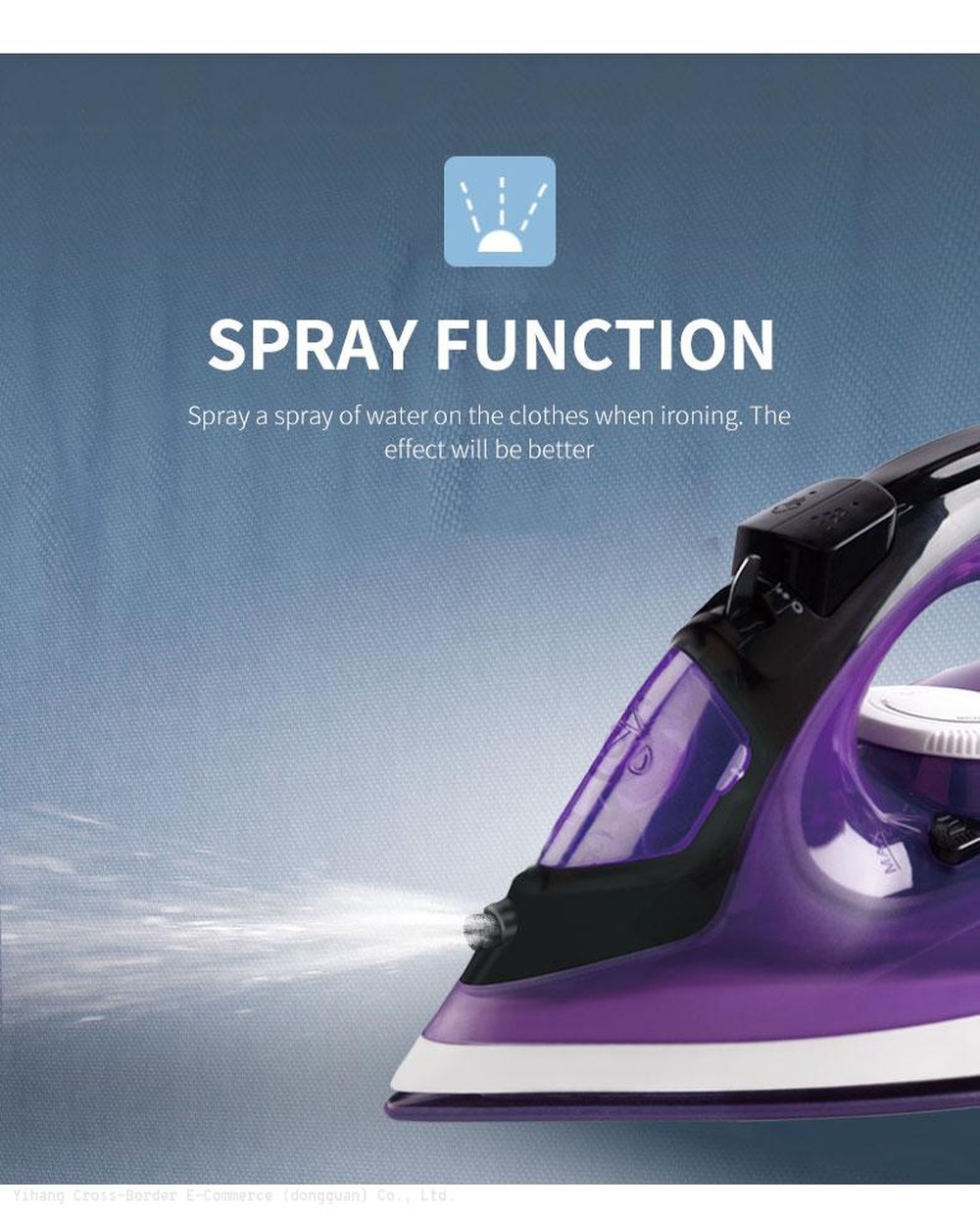 PLANCHA VAPOR ROPA CALOR PRESION ALISAR VESTIMENTA JER - 5