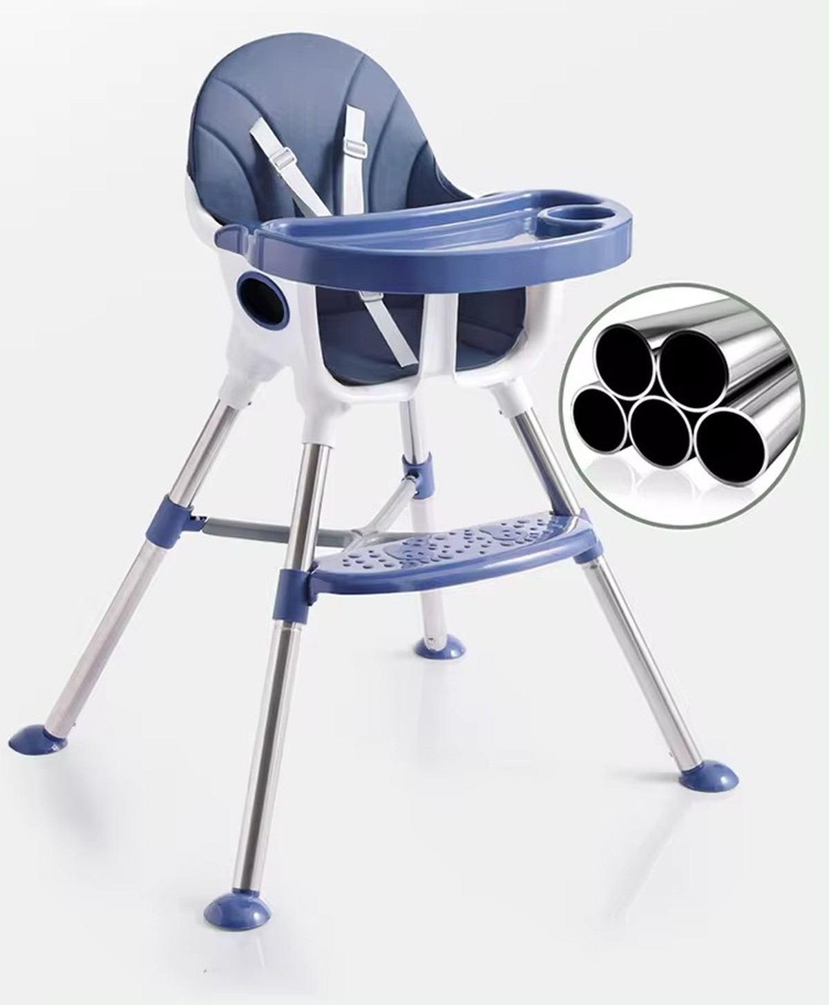 SILLA ALIMENTACIÓN BEBE AJUSTABLE CALIDAD DOBLE CAPA JER - 3