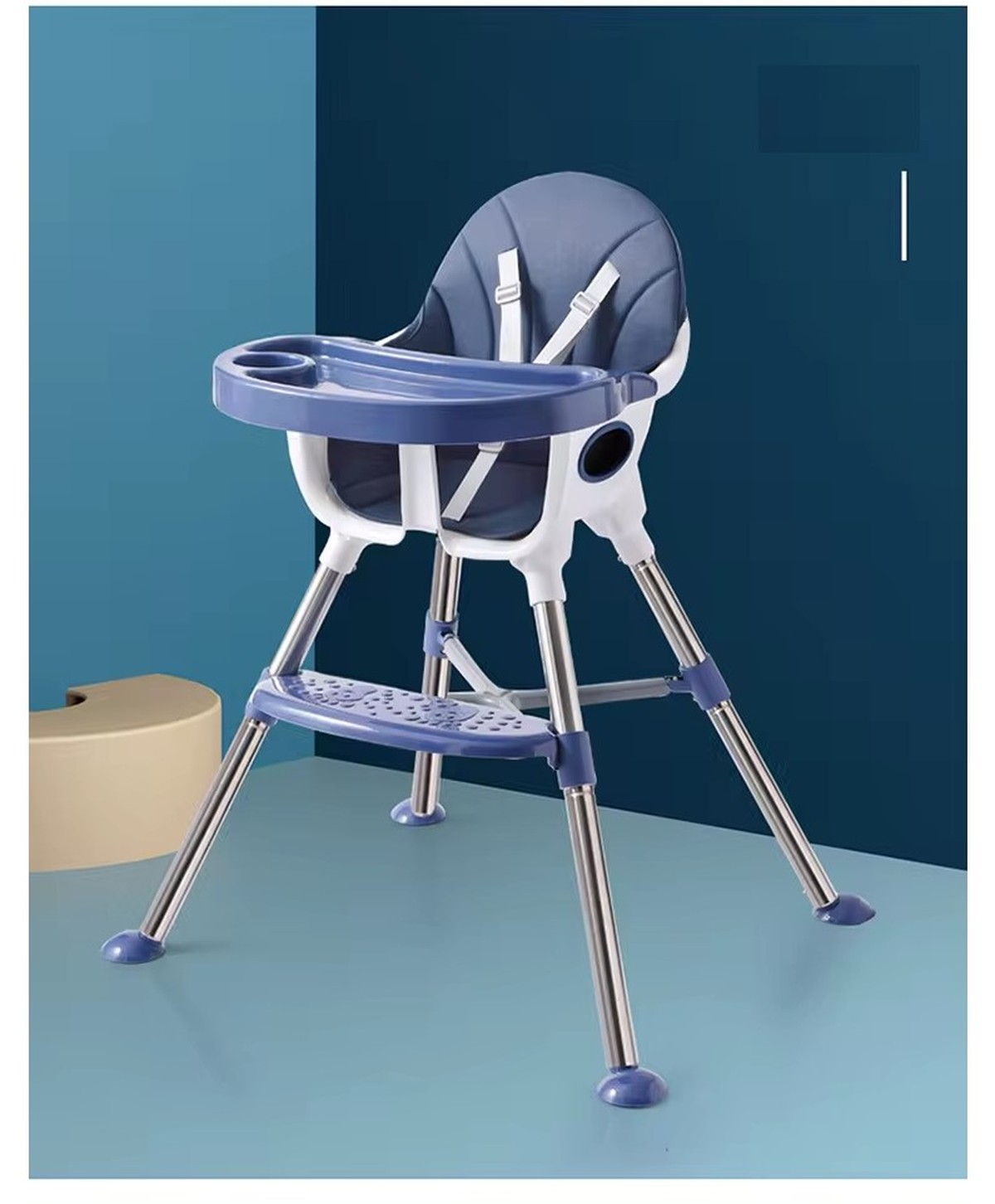 SILLA ALIMENTACIÓN BEBE AJUSTABLE CALIDAD DOBLE CAPA JER - 6