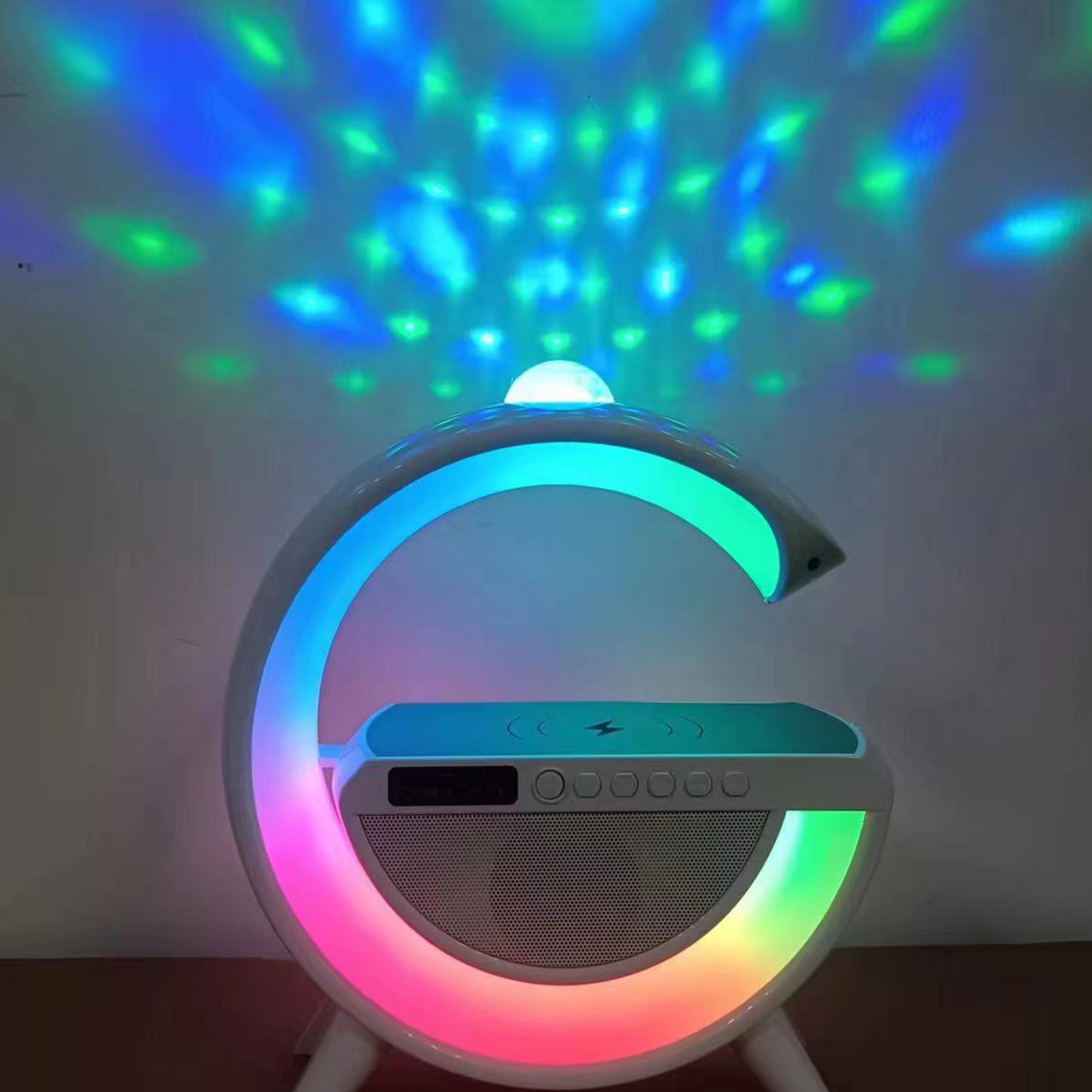 PARLANTE PORTATIL BLUETOOTH RGB MULTIFUNCION ATMOSFERA JER - 3