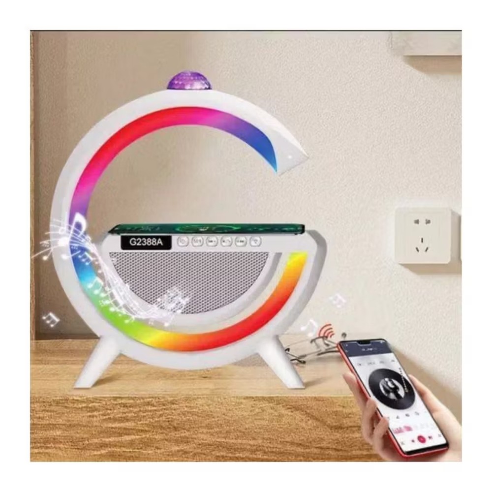 PARLANTE PORTATIL BLUETOOTH RGB MULTIFUNCION ATMOSFERA JER - 6