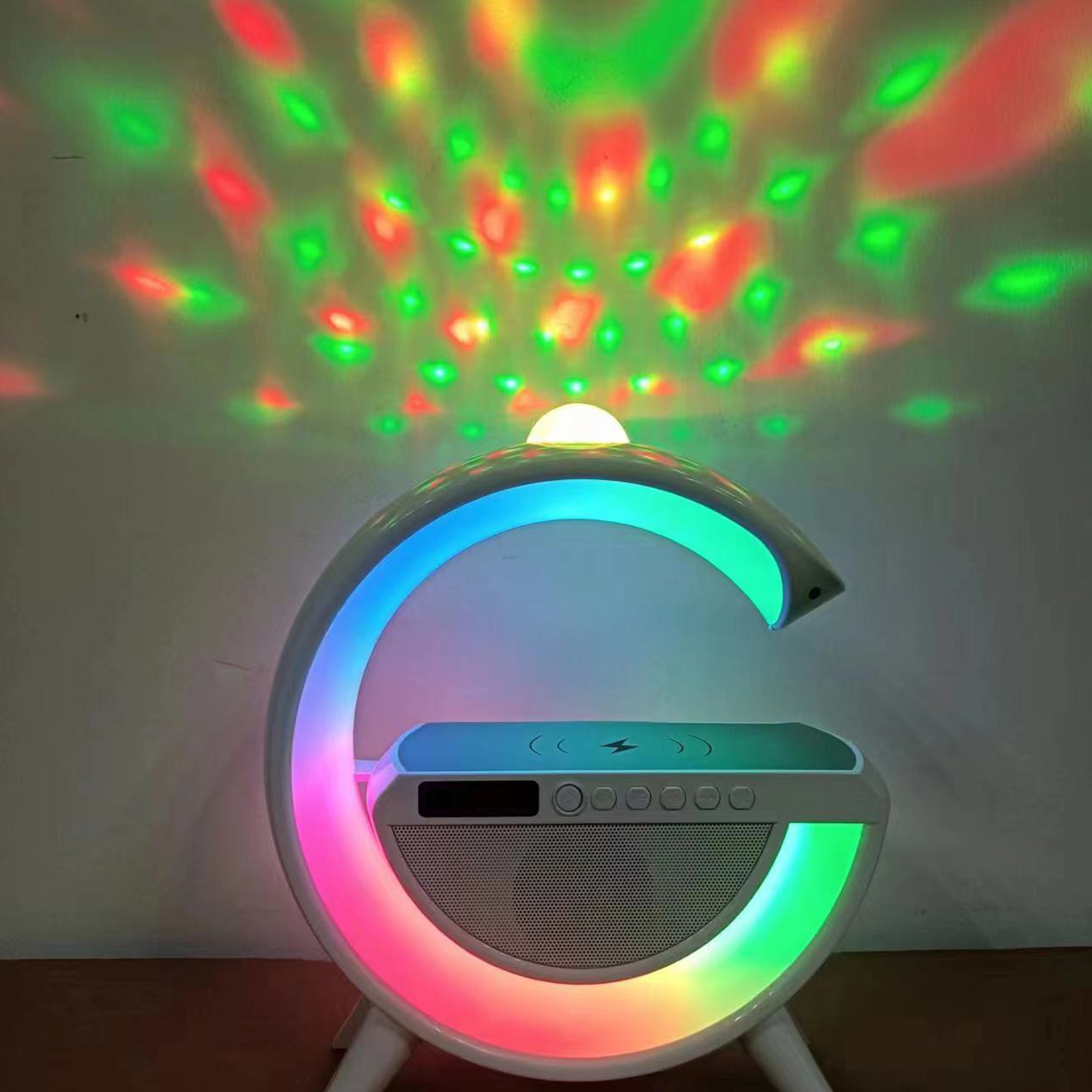 PARLANTE PORTATIL BLUETOOTH RGB MULTIFUNCION ATMOSFERA JER - 7