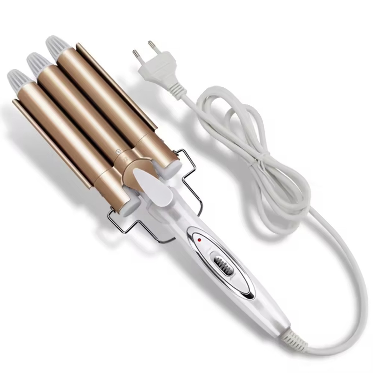 RIZADOR PELO TRIPLE RIZADORA ONDULADO PORTATIL CABELLO JER - 4