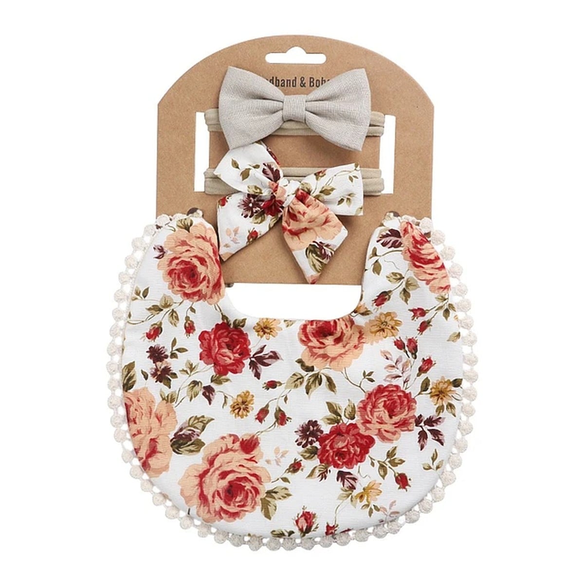 BABERO + COLA BEBE VESTUARIO BANDANA SUAVE ABSORBENTE JER - 4