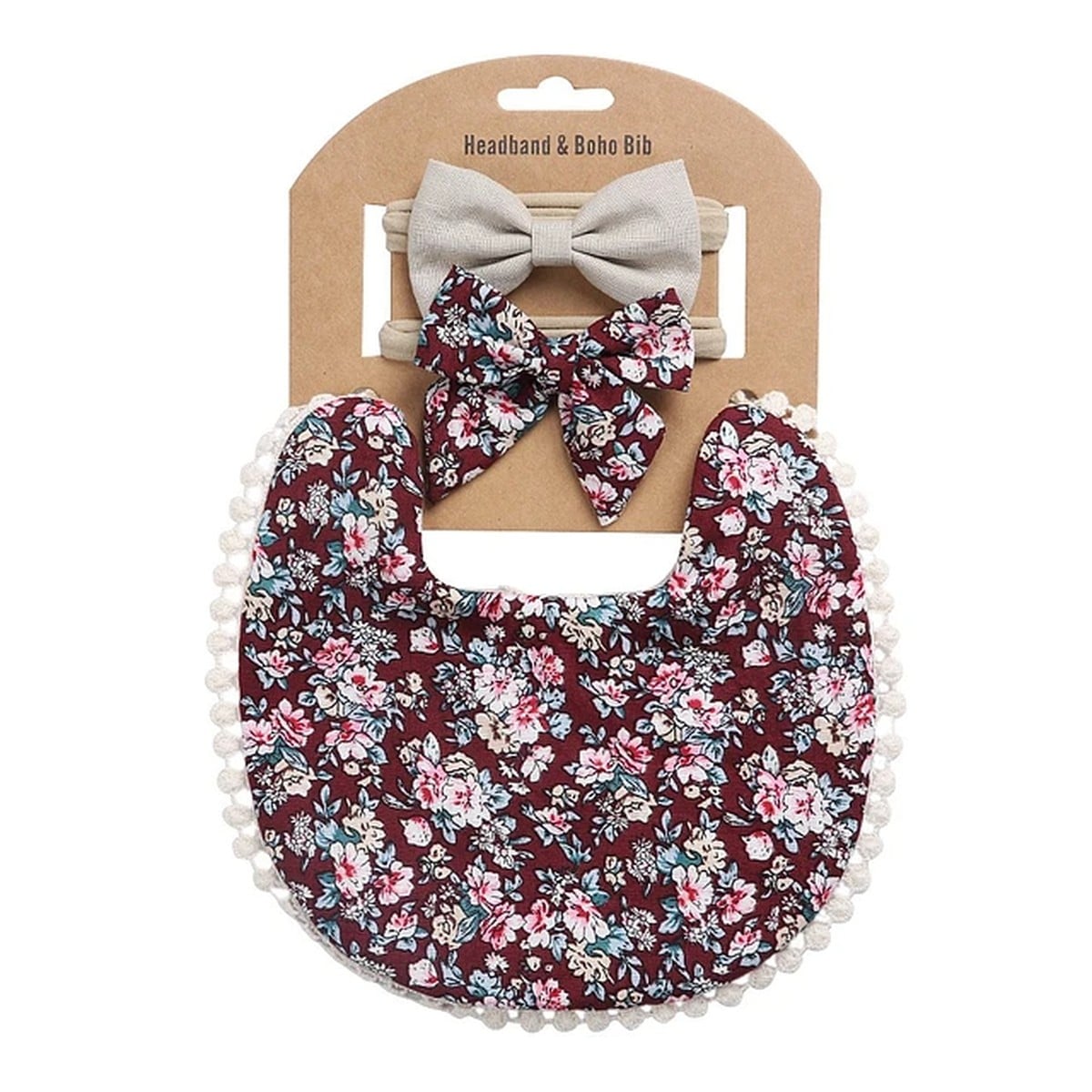 BABERO + COLA BEBE VESTUARIO BANDANA SUAVE ABSORBENTE JER - 7