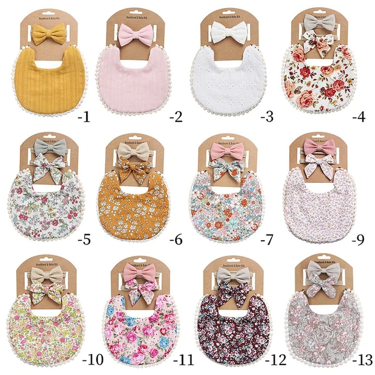 BABERO + COLA BEBE VESTUARIO BANDANA SUAVE ABSORBENTE JER - 9