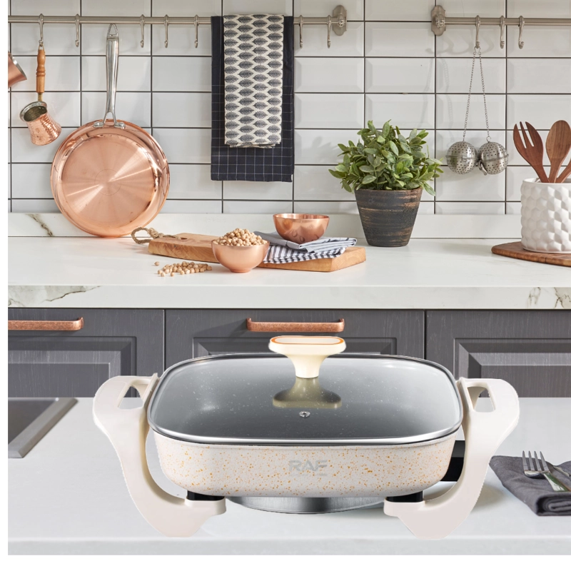 OLLA SARTEN ANTIADHERENTE VAPOR 1200W COCINAR LAU - 3