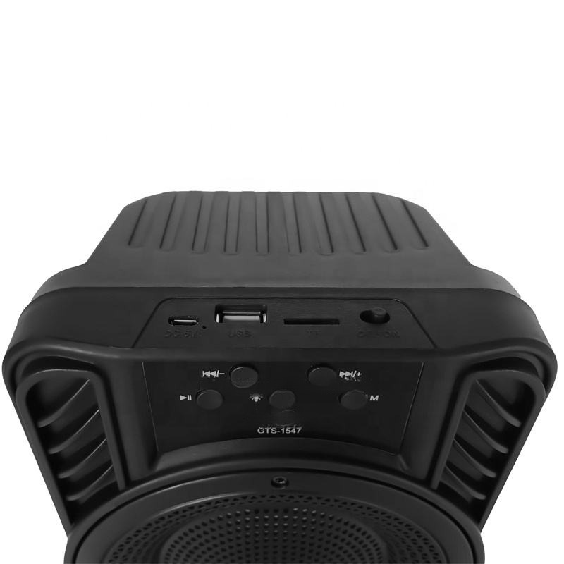 PARLANTE ALTAVOZ PORTATIL BLUETOOTH 4¨ LED USB RGB MODOS - 5