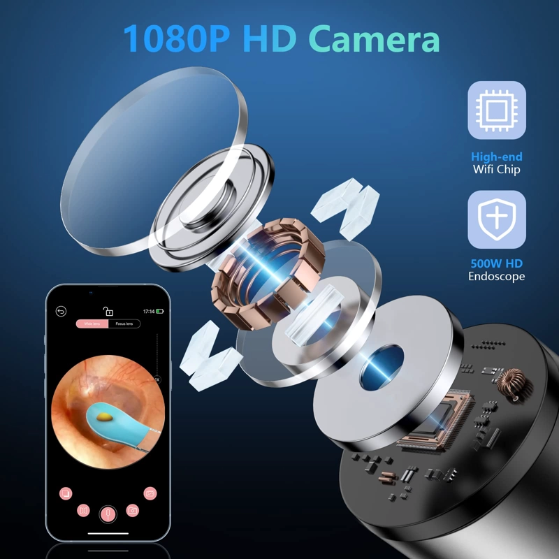 LIMPIADOR OIDOS CAMARA  PORTATIL LAU - 4