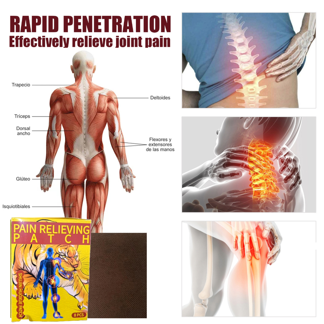 SET 9 CAJAS PARCHES DOLOR MUSCULAR RELAJANTE ALIVIO LAU - 4