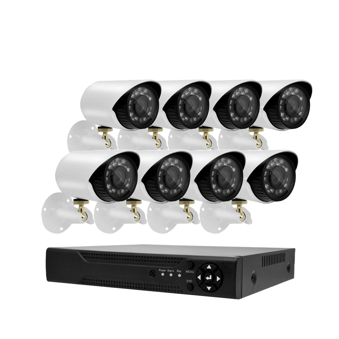 KITS CAMARA SEGURIDAD MONITOREO VIGILANCIA LAU - 4