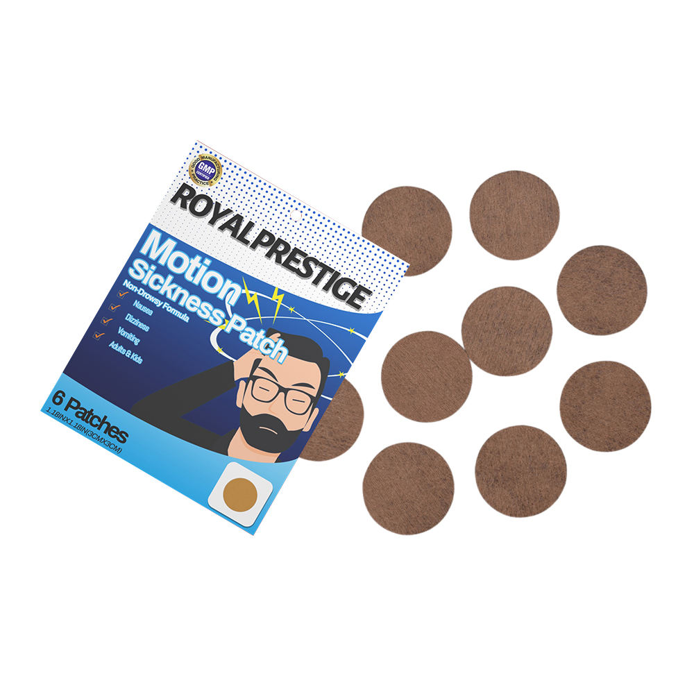 SET 8 CAJAS PARCHES MAREO NAUSEAS DOLOR CABEZA LAU - 1