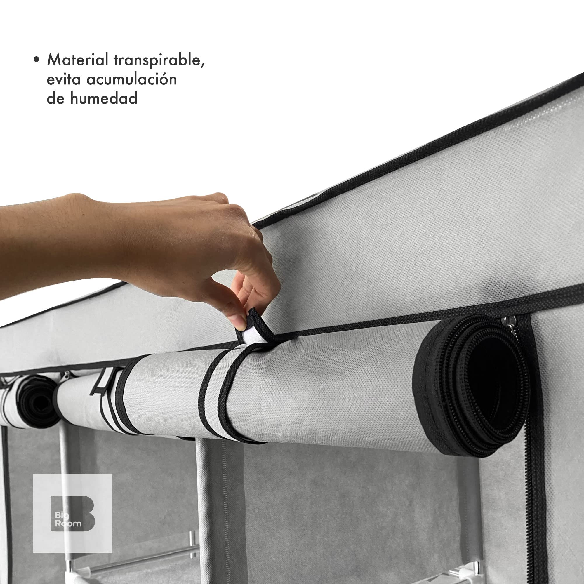 ARMARIO PLEGABLE CLOSET MINIMALISTA ESTRUCTURA ESTABLE JER - 6