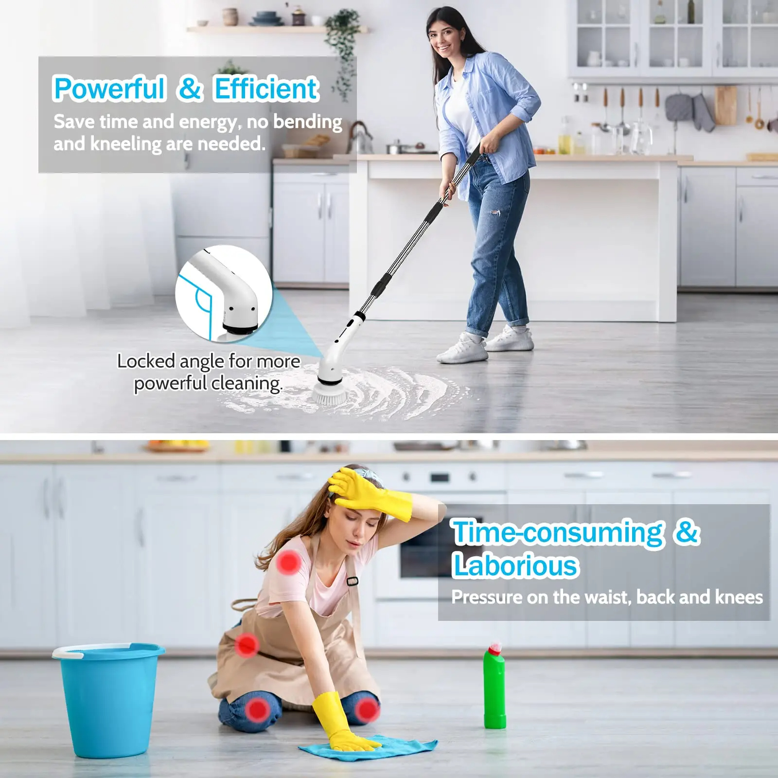LIMPIA VIDRIO MULTIFUNCIONAL GIRATORIO AJUSTABLE DEPURAR JER - 3