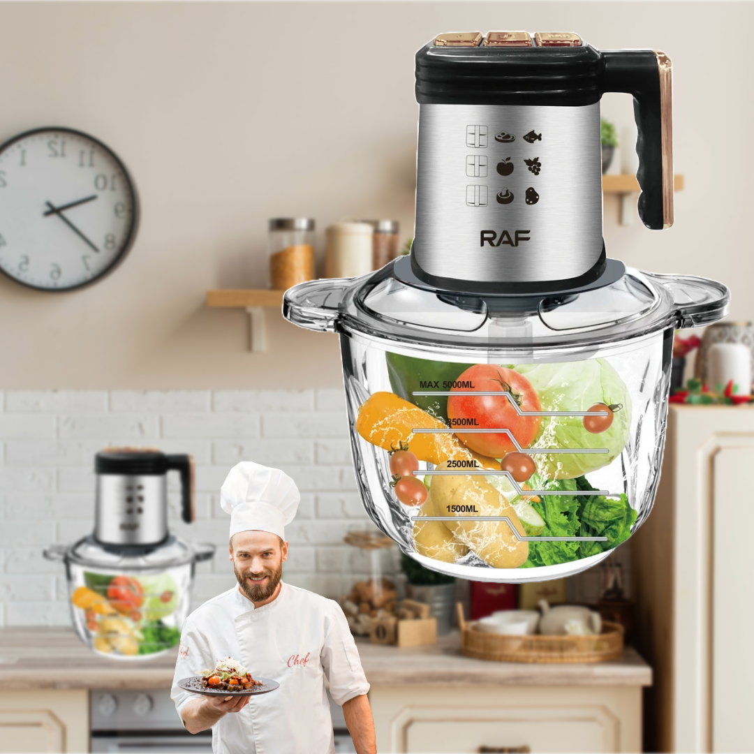 PROCESADOR ALIMENTO COCINA MULTIFUNCIONAL PICADORA JER - 1
