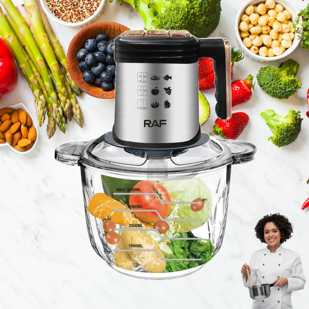 PROCESADOR ALIMENTO COCINA MULTIFUNCIONAL PICADORA JER - 3