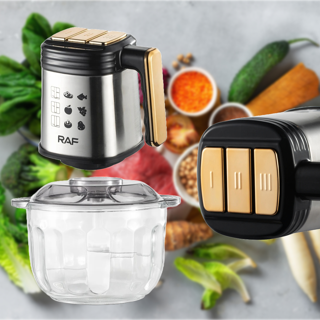 PROCESADOR ALIMENTO COCINA MULTIFUNCIONAL PICADORA JER - 4