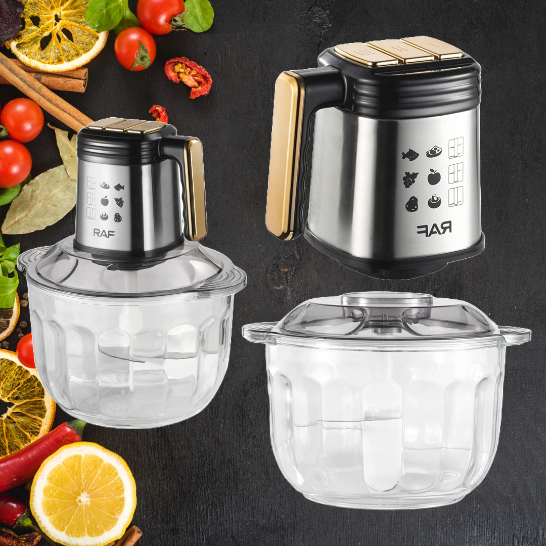 PROCESADOR ALIMENTO COCINA MULTIFUNCIONAL PICADORA JER - 6