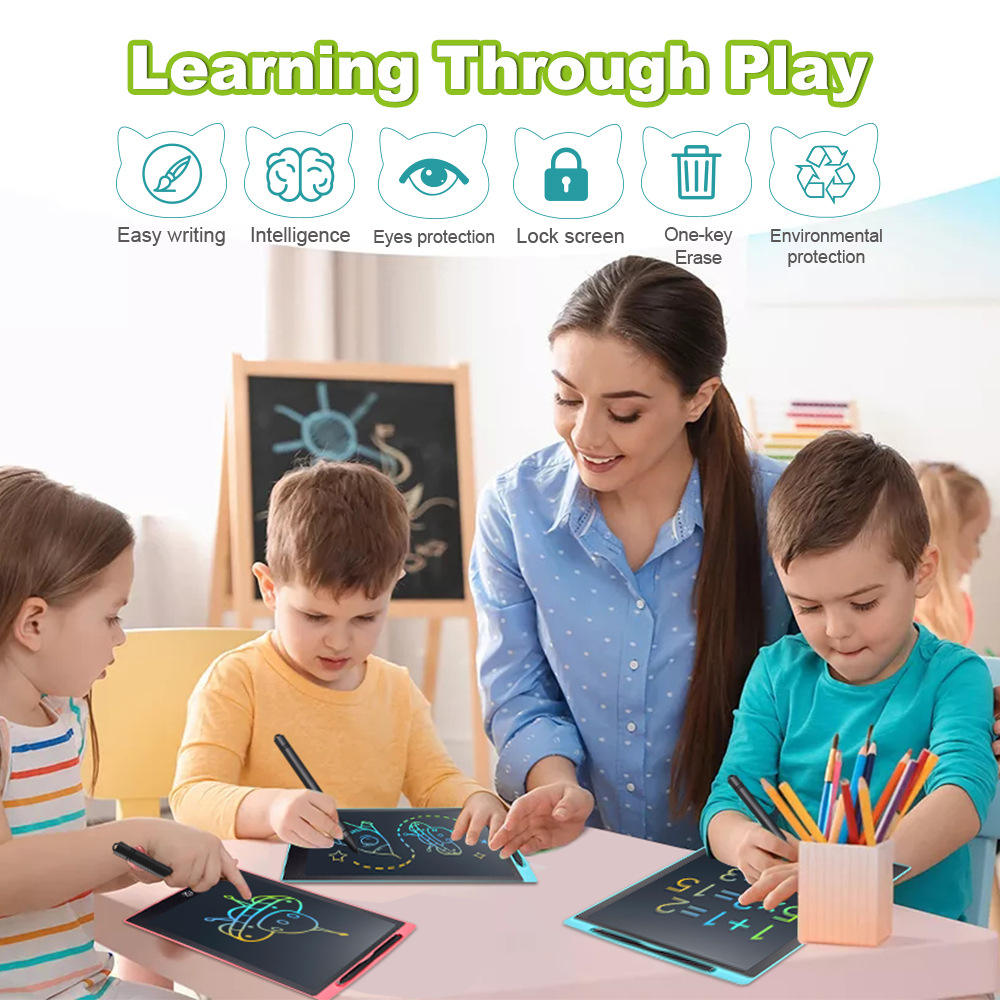 TABLERO LCD INSPIRACION NIÑOS TECNOLOGIA SENSIBLE 2 UNID JER - 8