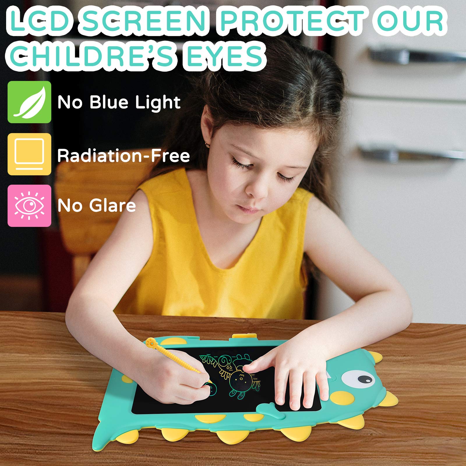 TABLERO LCD PROTECCION NIÑOS AHORRO PAPELES DIVERSION JER - 8