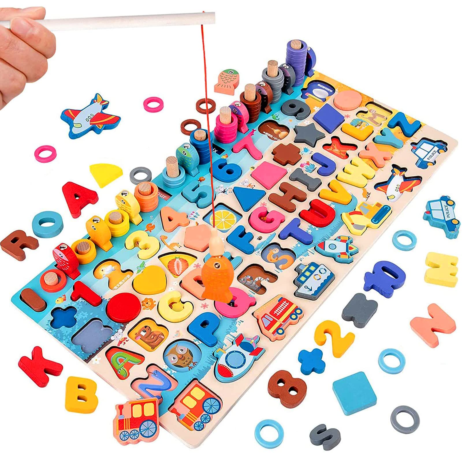 JUEGO ROMPECABEZAS MADERA NIÑOS PUZLES DIVERSIÓN JER - 9
