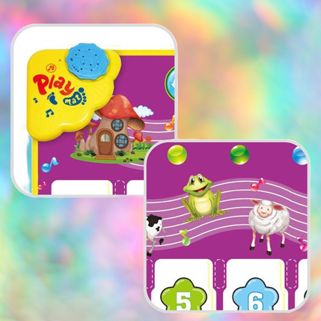 TAPETE MUSICAL BAILE MÚSICA BEBES SONIDO INSTRUMENTAL JER - 3